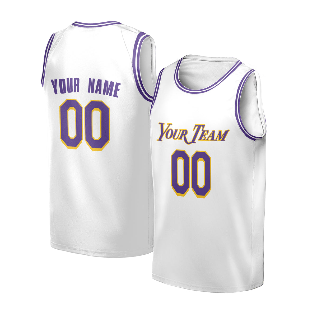 Personalized Los Angeles Lakers Jersey Fan Made, Toddler, Youth & Adult
