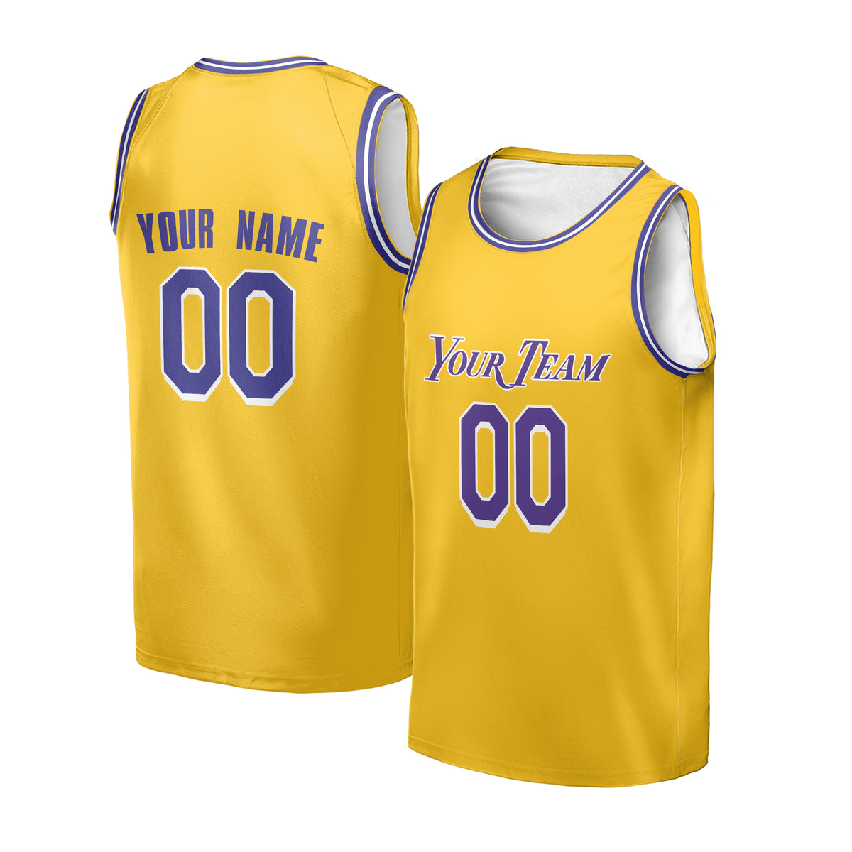 Personalized Los Angeles Lakers Jersey Fan Made, Toddler, Youth & Adult