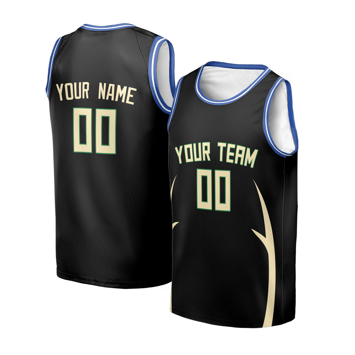 Personalized Milwaukee Bucks Fan Made, Toddler, Youth & Adult
