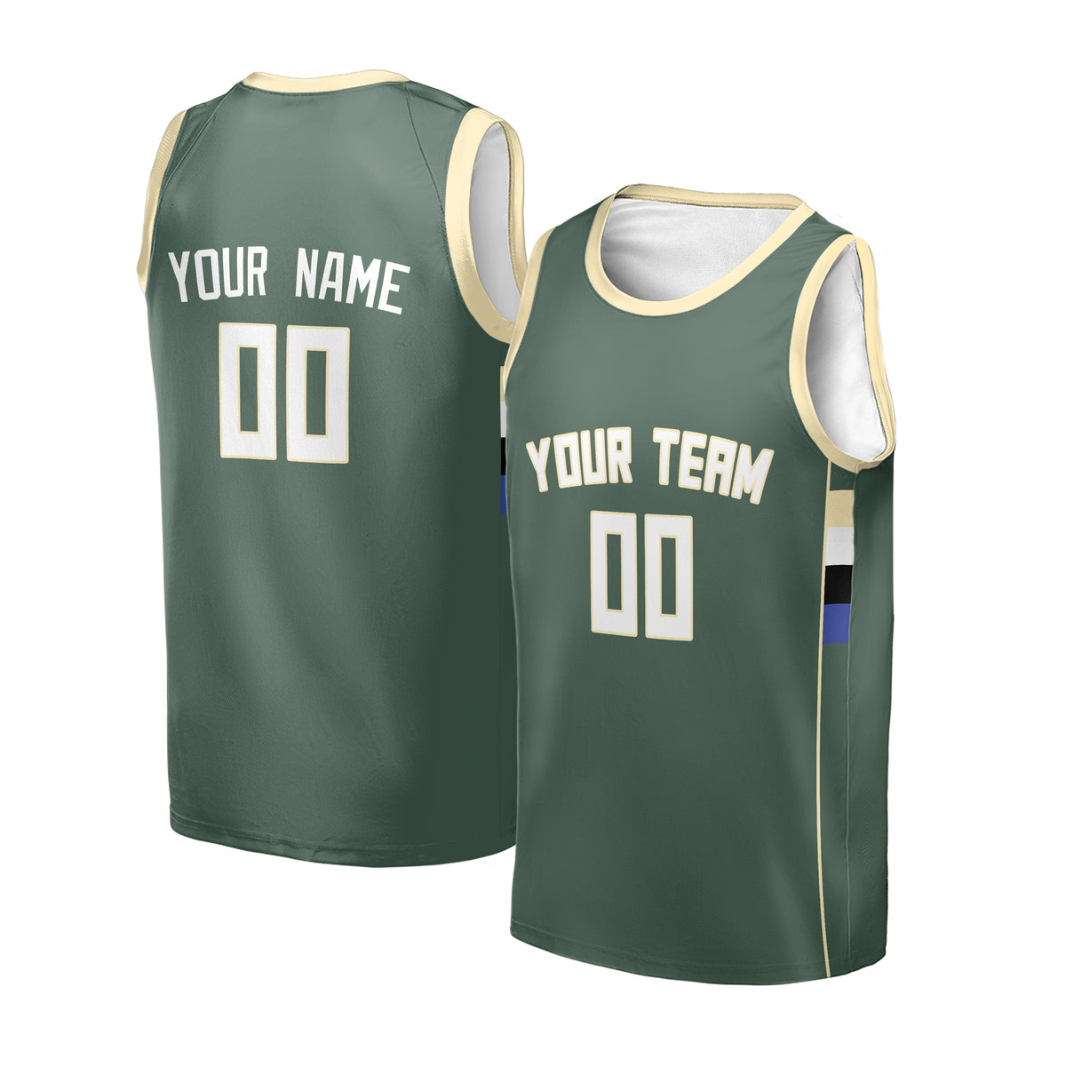 Personalized Milwaukee Bucks Fan Made, Toddler, Youth & Adult