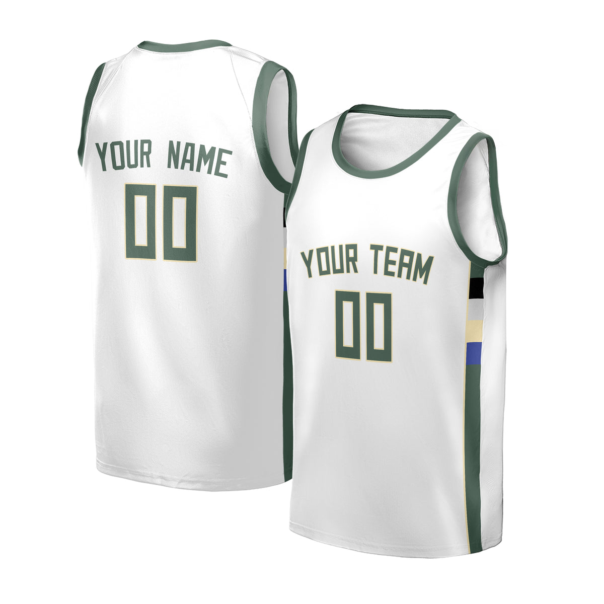 Personalized Milwaukee Bucks Fan Made, Toddler, Youth & Adult