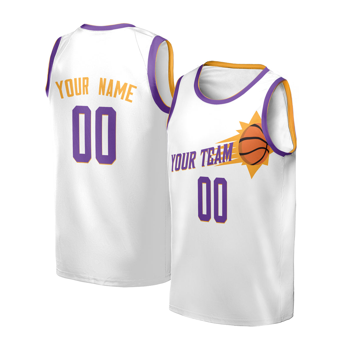 Personalized Phoenix Suns Fan Made, Toddler, Youth & Adult