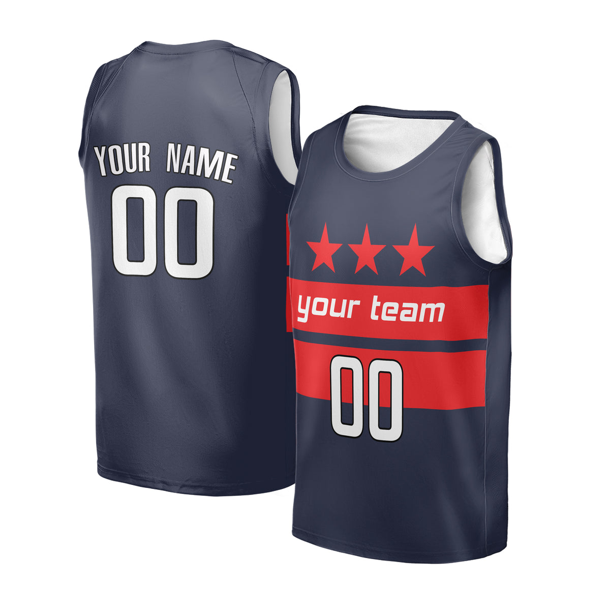 Personalized Washington Wizards Fan Made, Toddler, Youth & Adult