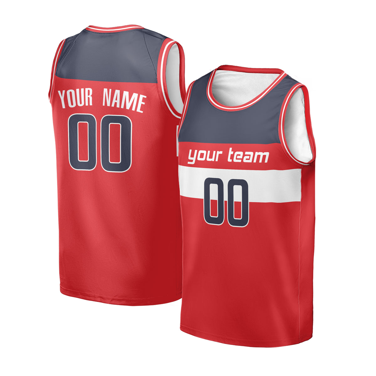 Personalized Washington Wizards Fan Made, Toddler, Youth & Adult